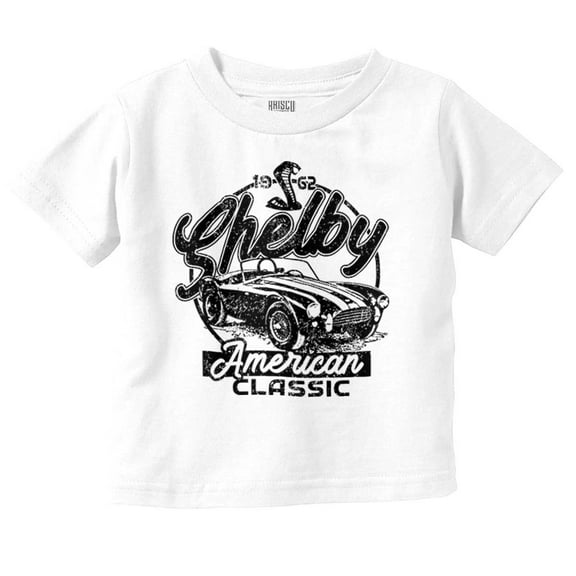 American Classic Shelby Racecar Toddler Boy Girl T Shirt Infant Toddler Brisco Brands 2T