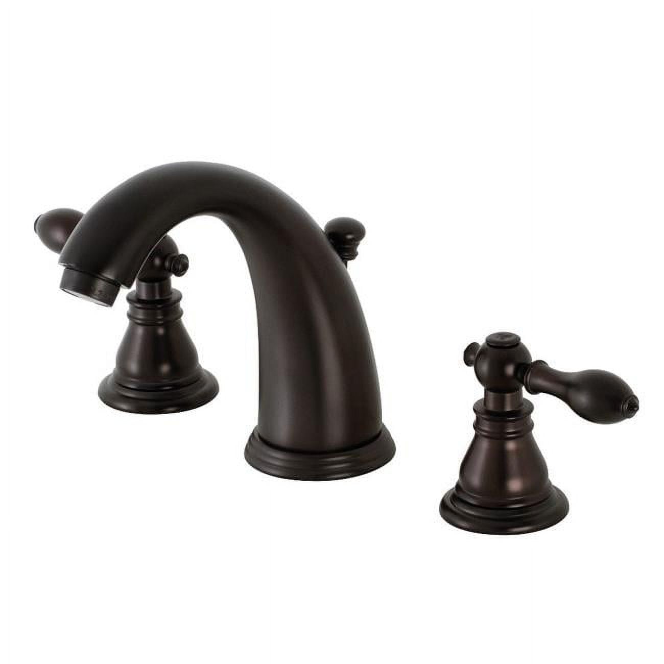 Oil Rubbed Bronze Traditional Widespread Bathroom Faucet
