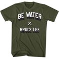 thumbnail image 1 of American Classics Bruce Lee Be Water T-Shirt - Small - Military Green, 1 of 3