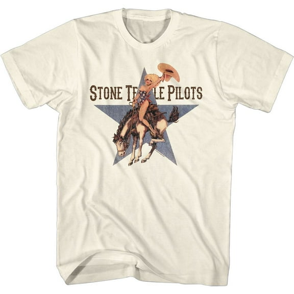American Classics Men's Stone Temple Pilots Riding Bronco T-shirt