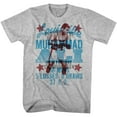 thumbnail image 1 of American Classics Muhammad Ali Overlay T-Shirt - 2XL - Gray Heather, 1 of 3