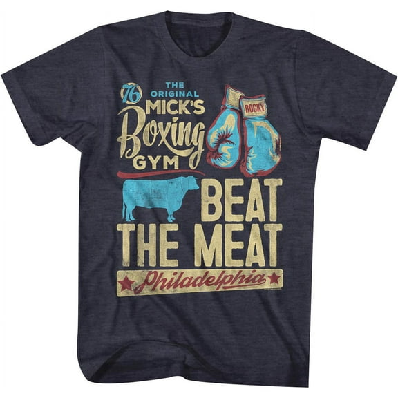American Classics Rocky Just Beat It T-Shirt - XL - Navy Heather