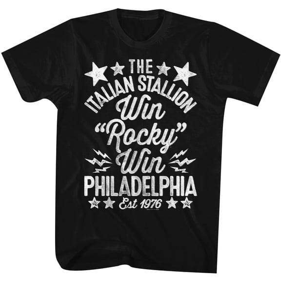 American Classics Rocky Win T-Shirt - Large - Black