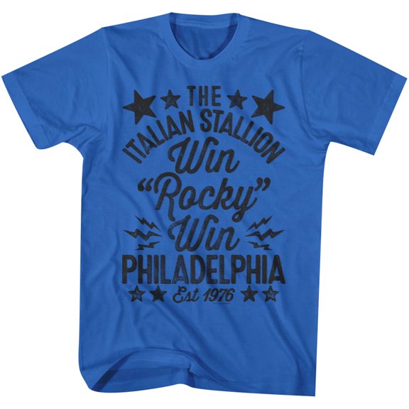American Classics Rocky Win T-Shirt - Small - Royal
