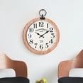 thumbnail image 1 of American Clock Co. Vintage Pocket Watch Wall Clock - 19", 1 of 6