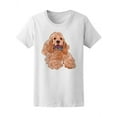 thumbnail image 1 of American Cocker Spaniel Smiling T-Shirt Women -Image by Shutterstock, Female Small, 1 of 2