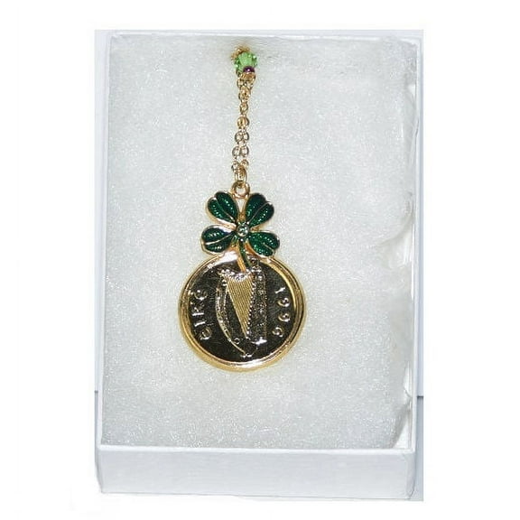 American Coin Treasure Lucky Irish Penny Pendant With Chain