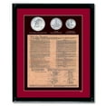 thumbnail image 1 of American Coin Treasures Framed U.S. Constitution With All 3 Bicentennial Coins, 1 of 2
