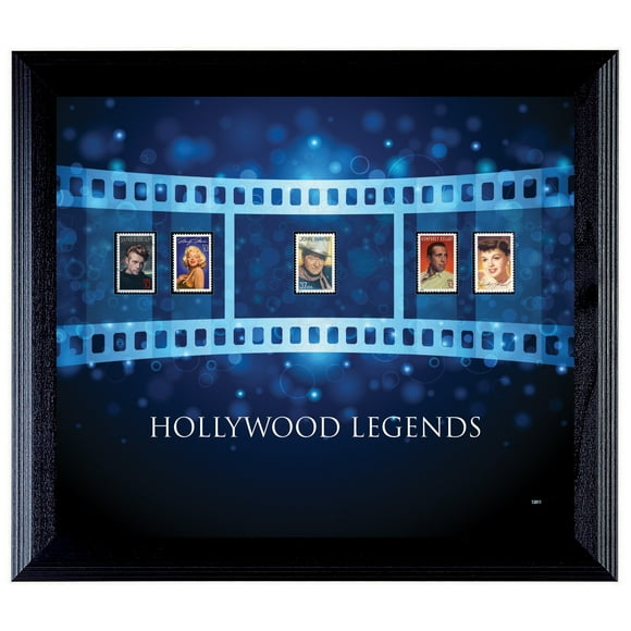 American Coin Treasures Hollywood Legends Wall Frame with Stamps