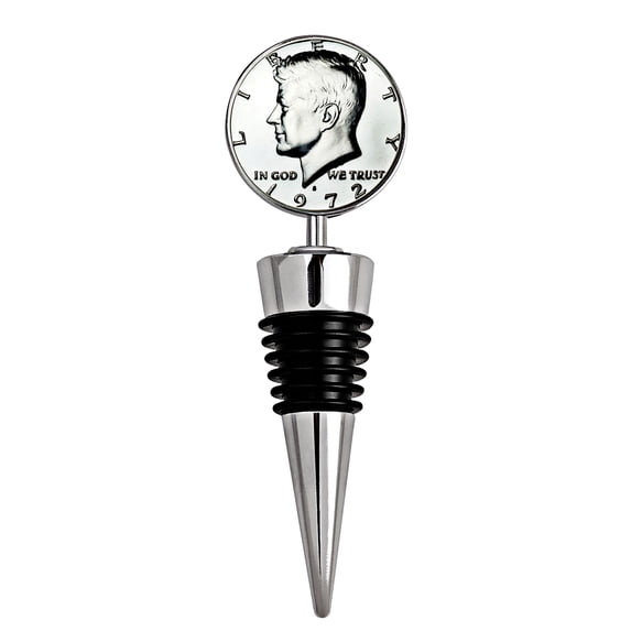 American Coin Treasures Proof JFK Half Dollar Coin Wine Stopper