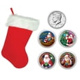 thumbnail image 1 of American Coin Treasures Santa Coin Collection In Christmas Stocking, 1 of 3