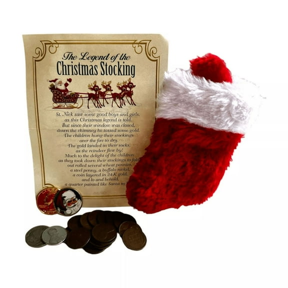 American Coin Treasures The Legend of The Christmas Stocking Gift Set