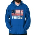 thumbnail image 1 of American Colonies Flag USA Freedom Hoodie Sweatshirt Women Men Brisco Brands M, 1 of 6