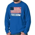 thumbnail image 1 of American Colonies Flag USA Freedom Plus Size Long Sleeve Graphic Tee Shirt Brisco Brands 2X, 1 of 6