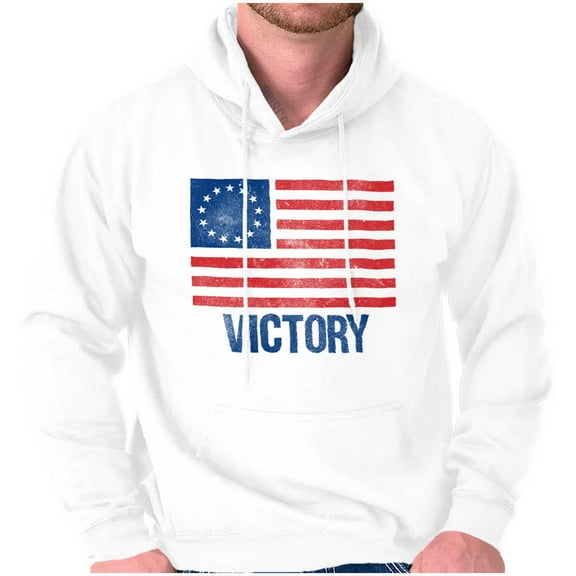American Colonies Flag USA Victory Hoodie Sweatshirt Women Men Brisco Brands X