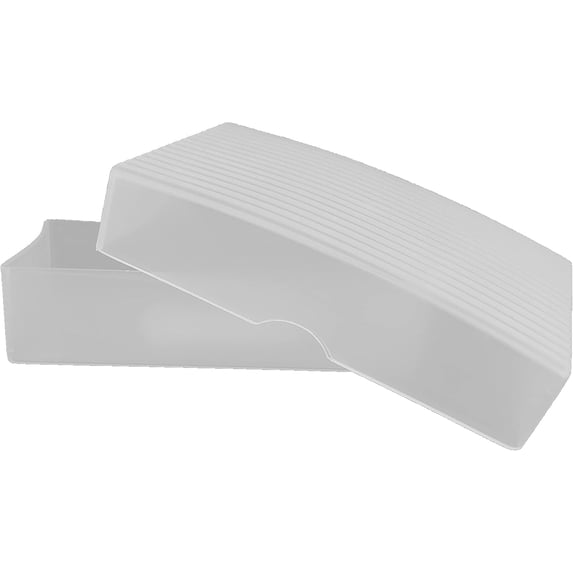 American Comb Soap Box - Two Piece Version - Translucent White - Made in The USA!