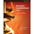thumbnail image 1 of Pre-Owned American Constitutional Law: Civil Rights and Liberties, Volume II: 2 (Paperback) 0495914908 9780495914907, 1 of 1