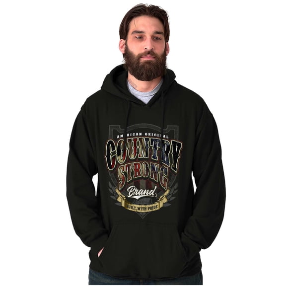 American Country Built with Pride Hoodie Sweatshirt Women Men Brisco Brands S