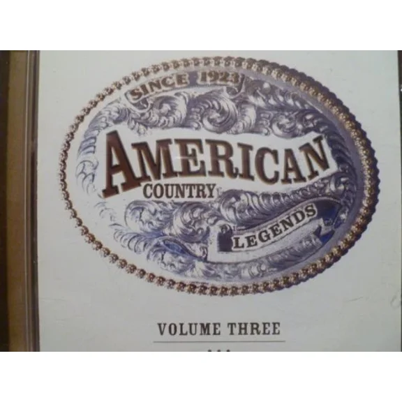 American Country Legends: Volume Three - Music CD - - - - Very Good - audioC - Sold by Sounda
