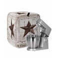 thumbnail image 1 of American Country Stand Mixer Dust Cover with Storage Pocket & Handles, Farmhouse Barn Star Brown Berry Fits All Tilt Head & Bowl Lift Kitchen Appliance Cover Organizer Bag Accessories, 6-8 Quart, 1 of 6