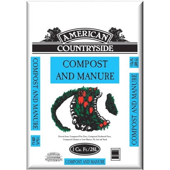 American Countryside Soil Compost and Manure, 1 Cu. ft.
