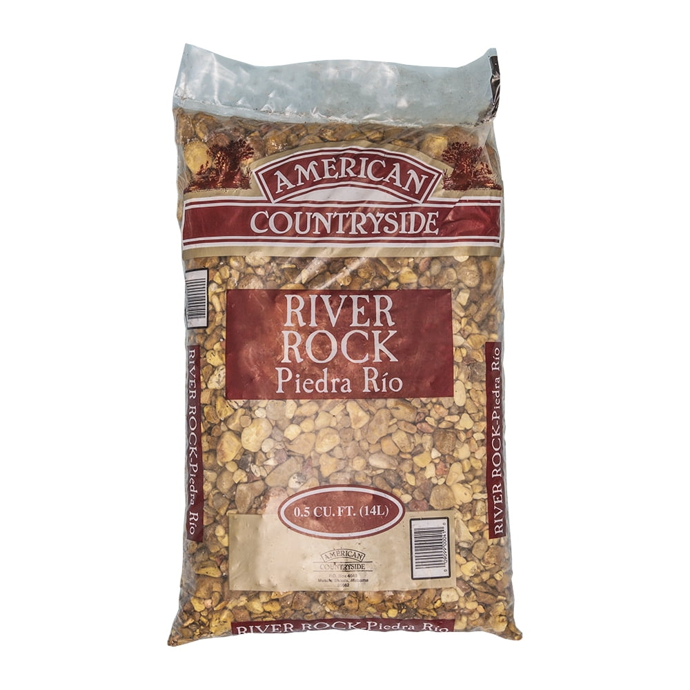 American Countryside Brown River Rock, Multi-Colored, 0.5 cu. ft ...