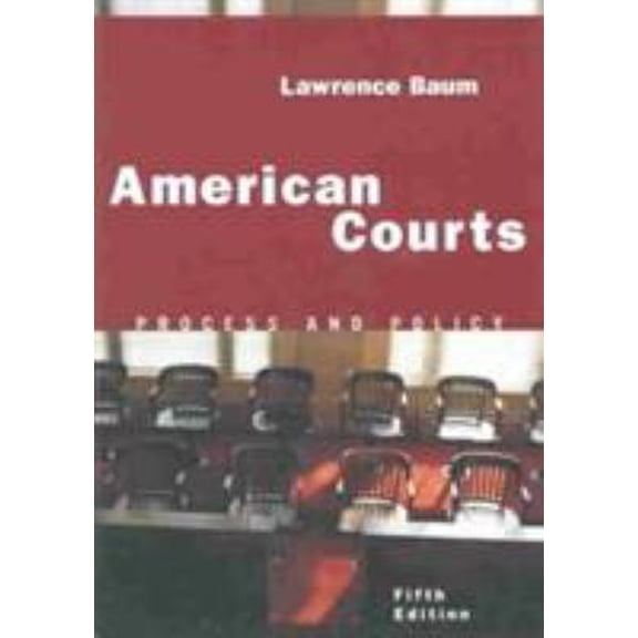 Pre-Owned American Courts: Process and Policy (Paperback) 0618122893 9780618122899