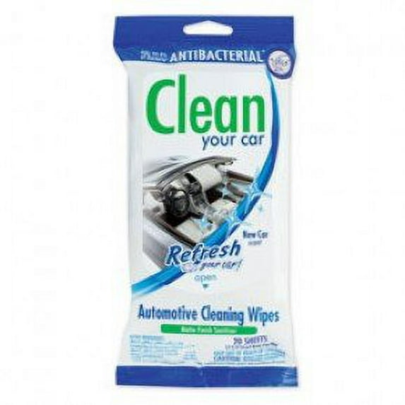 American Covers-HandStands 65052T Refresh Clean Wipes New Car Scent44; 20 Count