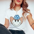 thumbnail image 1 of American Cowboy T-shirt Patriotic Cow Shirt Memorial Day July 4Th T Fourth Of Country Girl Howdy Cowgirl Western, 1 of 3