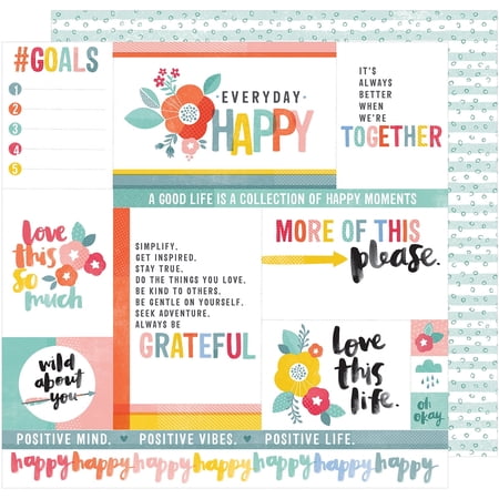 AMC AT Oh Happy Life Paper 12x12 Everyday Happy