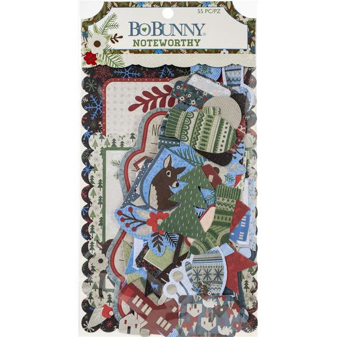 American Crafts 7310419 Winter Get Noteworthy Die Cuts