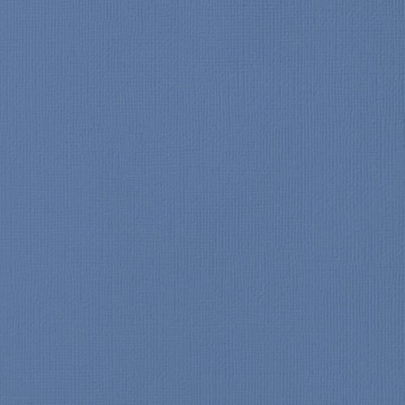 American Crafts 80lb Textured Cardstock 12"X12"-Blue Jay