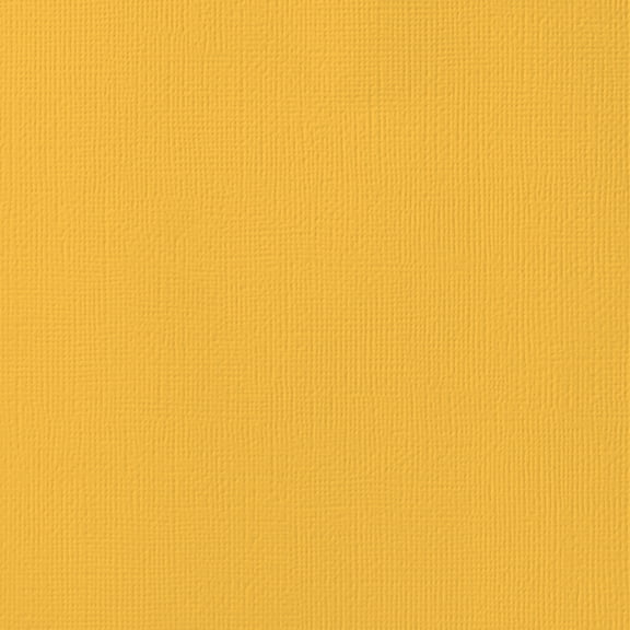 American Crafts 80lb Textured Cardstock 12"X12"-Dandelion