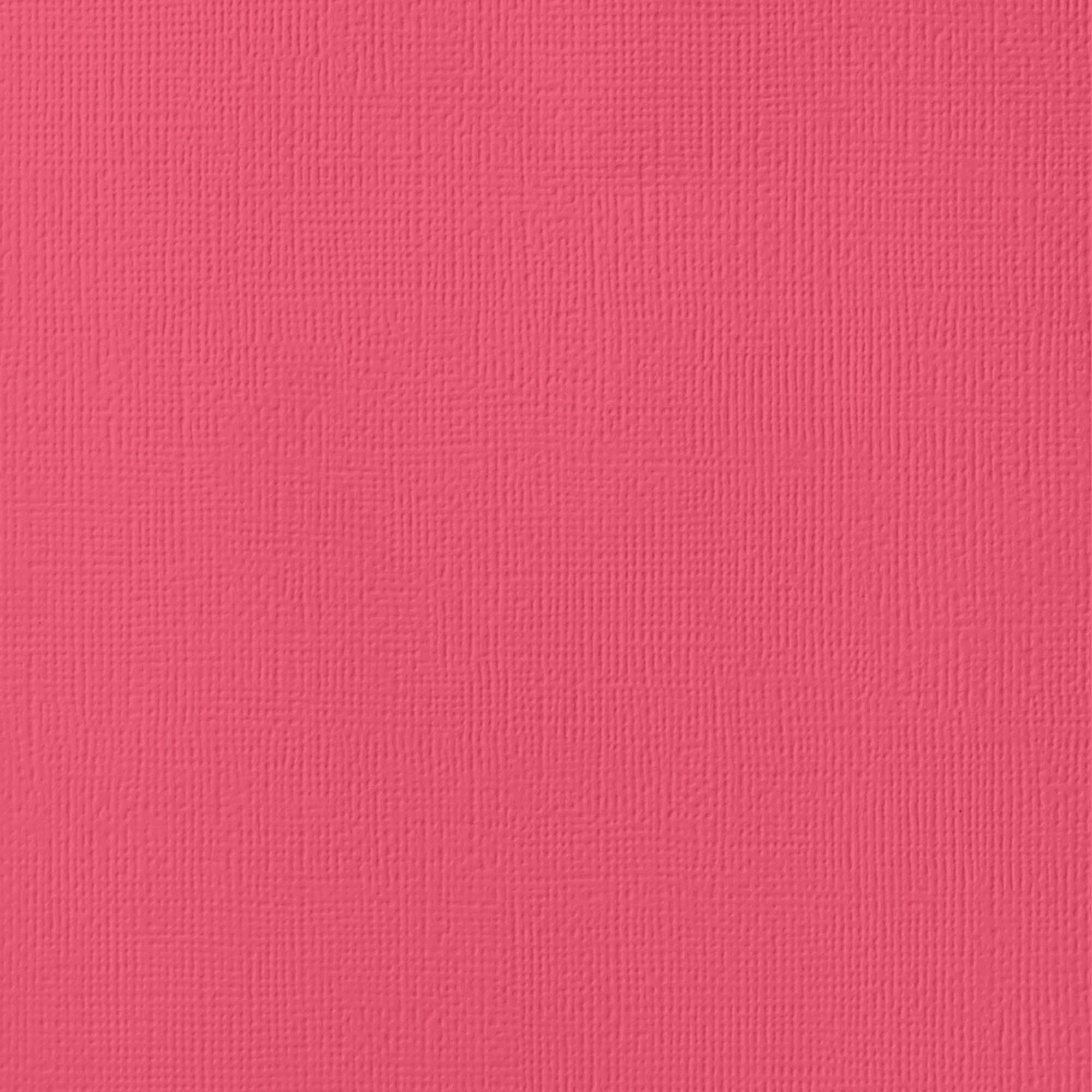 American Crafts Textured Cardstock 12"X12"-Lollipop, Pk 25, American Crafts