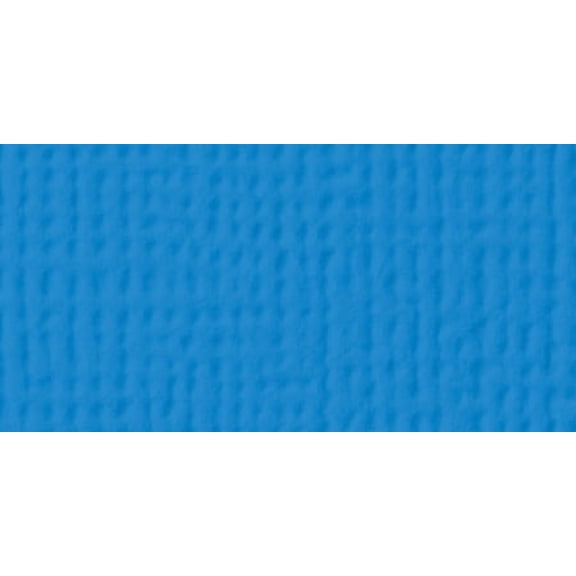 American Crafts 80lb Textured Cardstock 12"X12"-Wave