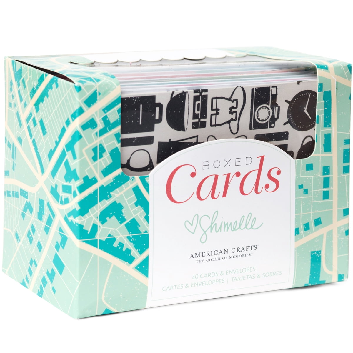 American Crafts A2 Cards & Envelopes (4.25 Inch X 5.5 Inch) 40/Pkg