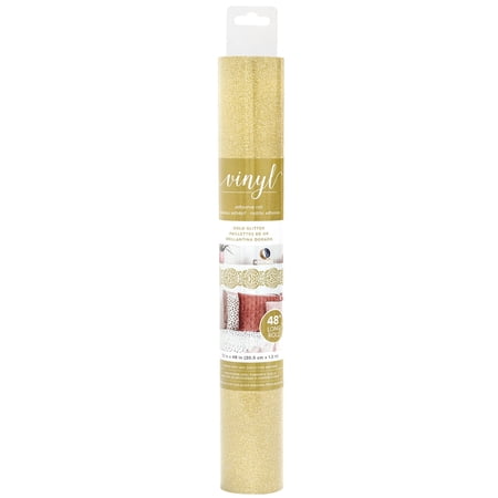 American Crafts Adhesive Vinyl 12"X48"-Pow - Gold