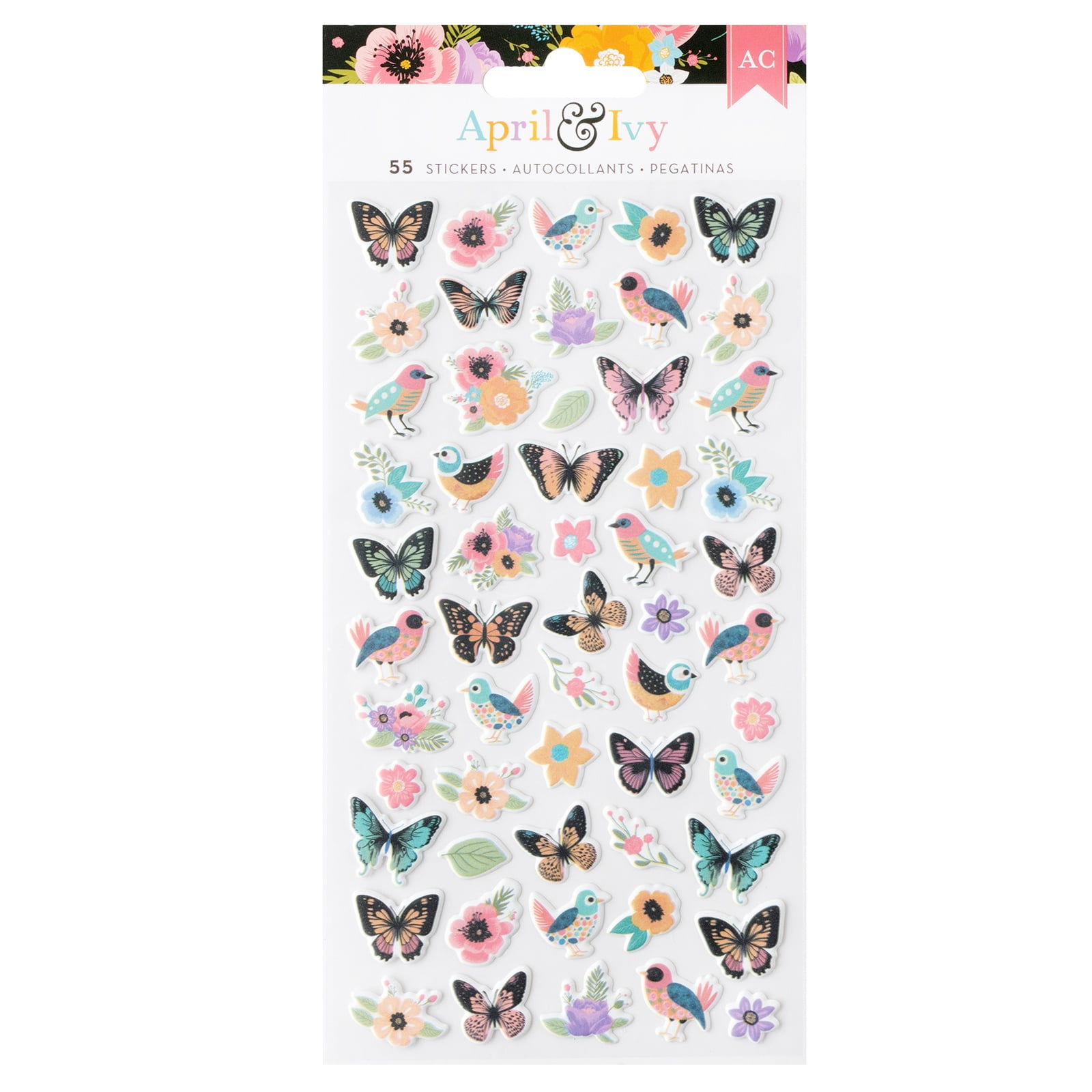 American Crafts - Sticker Book - Birthday Greetings With Gold Foil