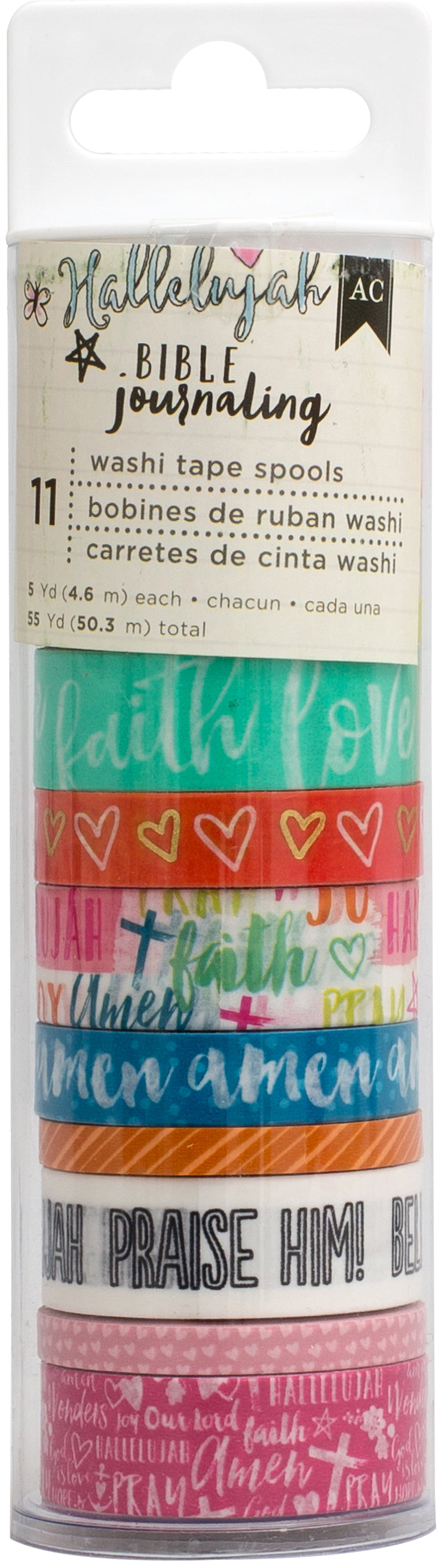 Bible Journaling Washi Tape Set - Set of 8 pieces - Blossoms of blessi –  Adventacle