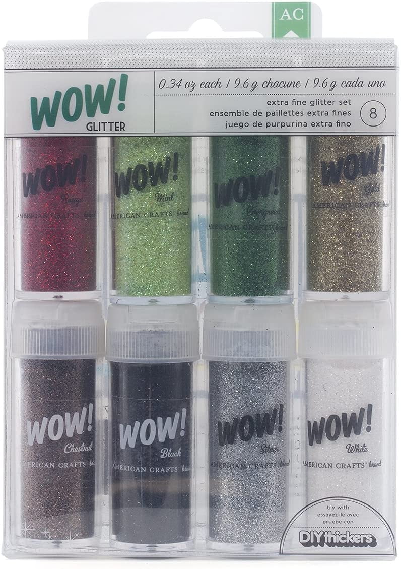 American Crafts Christmas Wow Glitter Extra Fine Christmas