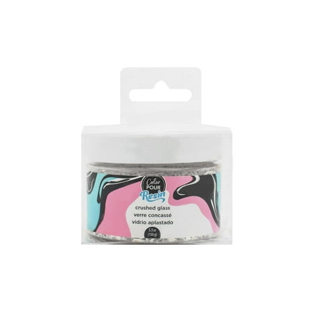 American Crafts Color Pour Resin Mix In Crushed Glass Clear