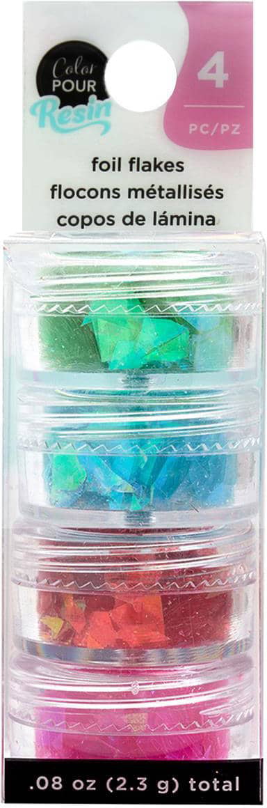 American Crafts Color Pour Resin Mix-Ins-Foil Flakes - Primary 4/Pkg, 1  count - Kroger