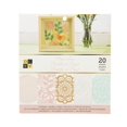 thumbnail image 1 of American Crafts DCWV 6" x 6" Paper Lace Cardstock Stack - 4 Assorted Designs, Scrapbooking Essential - 20 Sheets, 1 of 1