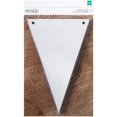 thumbnail image 1 of American Crafts Diy Shop Collection Banners 6 X 9 Pennant Chipboard White, 1 of 1