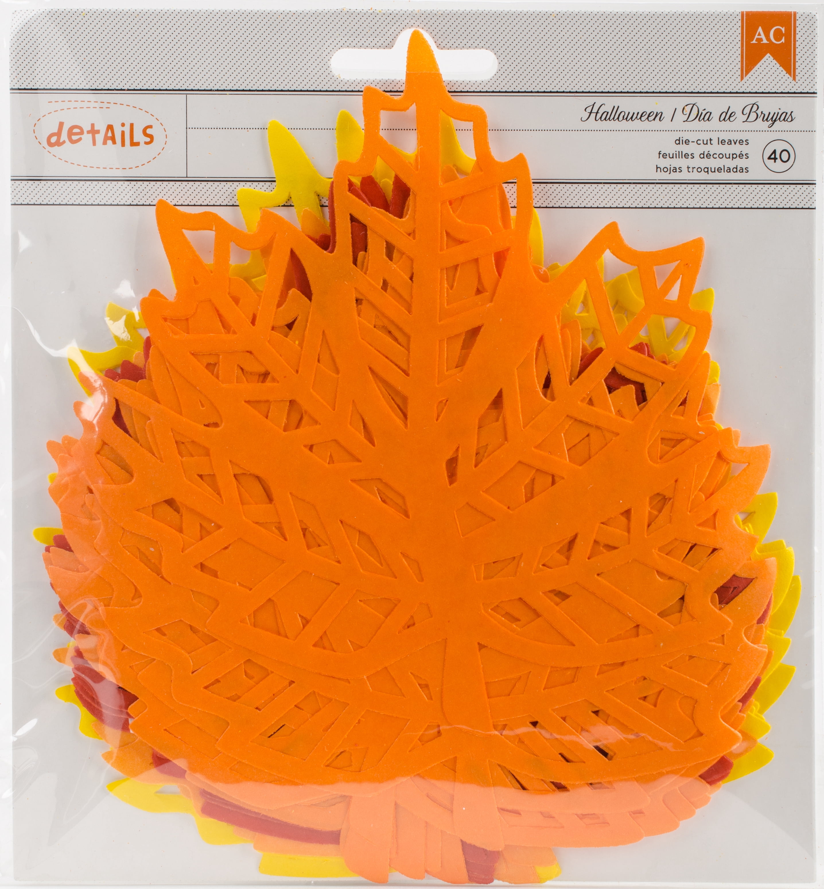American Crafts Fall Die-Cut Shapes-Leaves