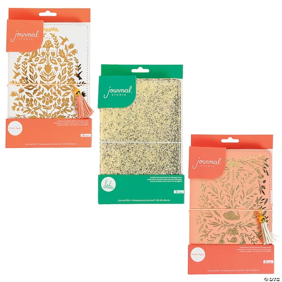 American Crafts Gold Journal Assortment - 9 Pieces