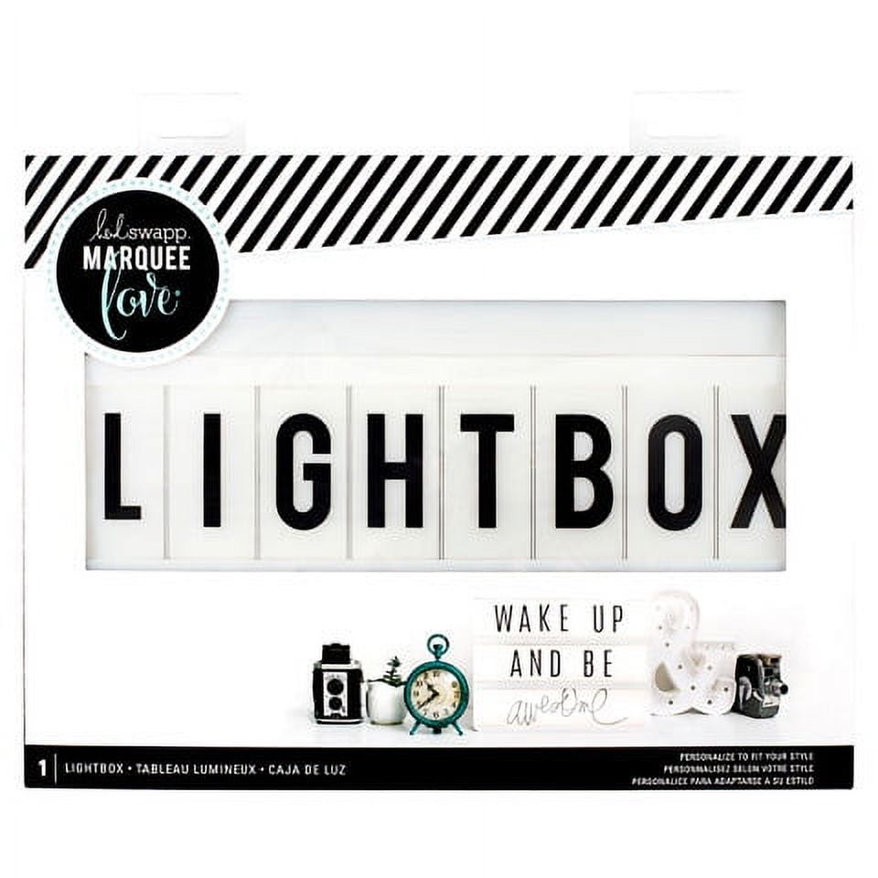 Heidi Swapp® Lightbox International Black Marquee Mega Pack