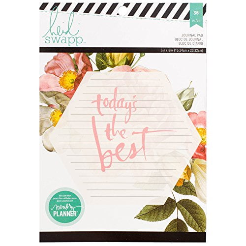 American Crafts Heidi Swapp Memory Planner Journal Paper Pad Large ...