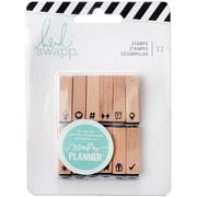 American Crafts Heidi Swapp Stamps, 12 ea