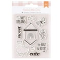 thumbnail image 1 of American Crafts Hello Little Girl Mini Stamp Set-11/Pkg, 1 of 1